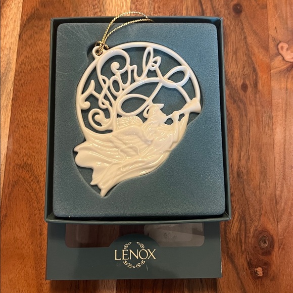 Hark the Herald Angel - Holiday Wishes Ornament by Lenox - Picture 1 of 2